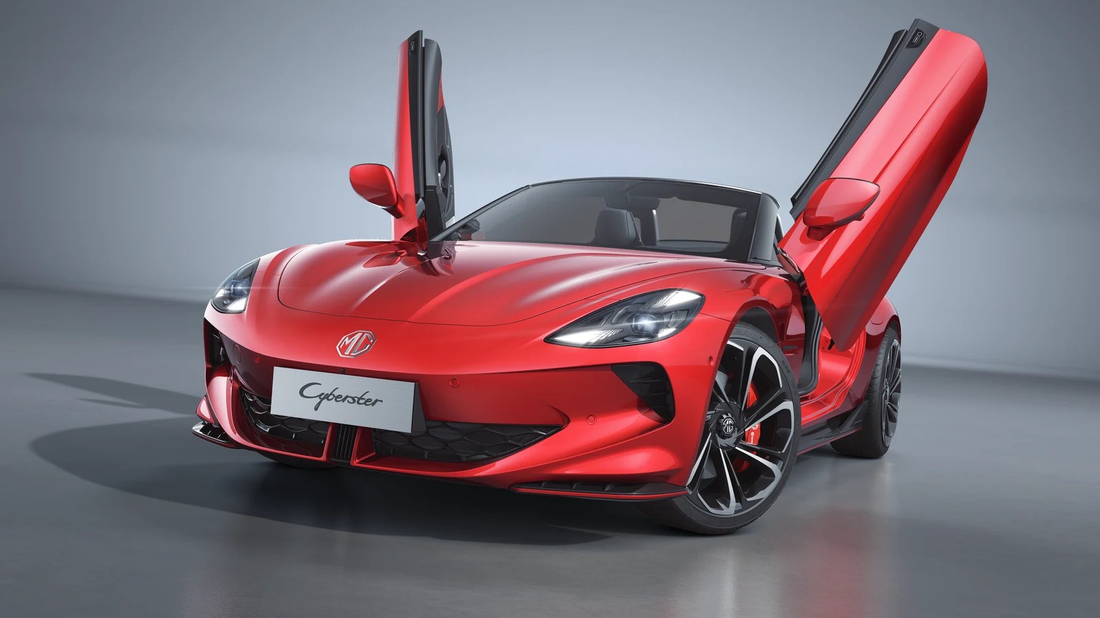 MG Cyberster — portas em tesoura